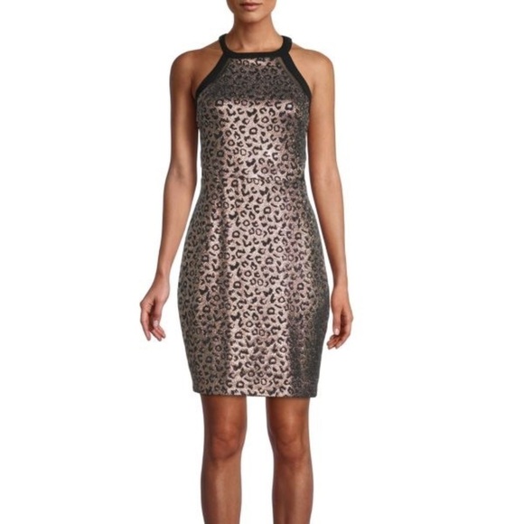 NWT GUESS
Metallic Leopard-Print Dress size 2 - Picture 1 of 6